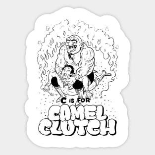 C is for Camel Clutch Sticker